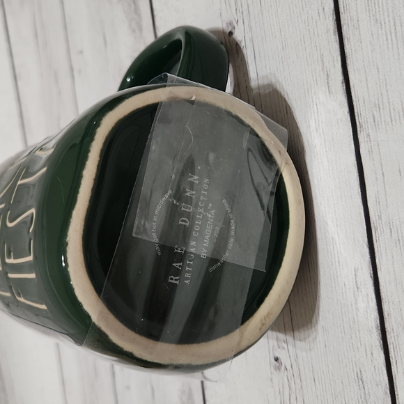 Brand New Rae Dunn by Magenta "Felices Fiestas" Mug with topper. - Picture 5 of 6